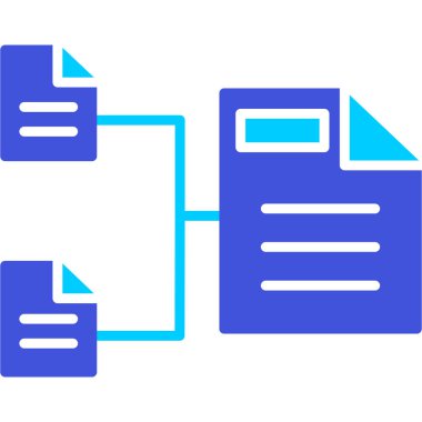 Dosya. Web simgesi basit illüstrasyon