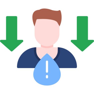 kullanıcı. Web simgesi basit illüstrasyon