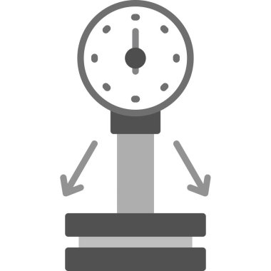 Saat simgesi vektör illüstrasyonu