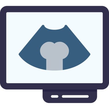 Dizüstü bilgisayar simgesi vektör çizimi