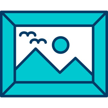 Modern simgenin vektör illüstrasyonu