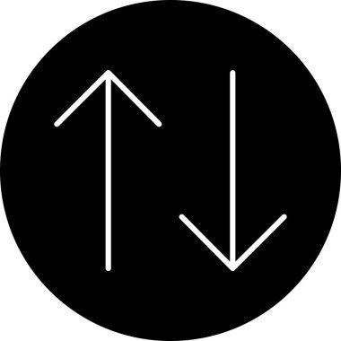 yön ikonu vektör illüstrasyonu