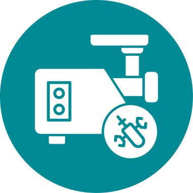 CCTV kamera simgesi vektör illüstrasyonu