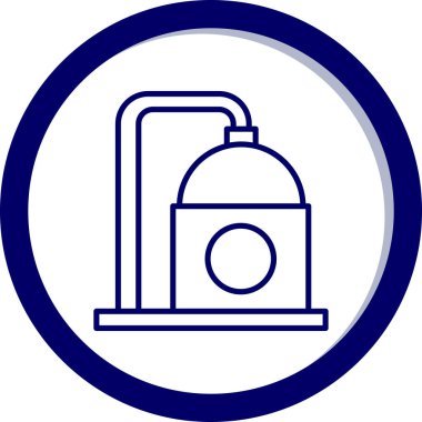 Simge vektör çizim gaz sobası