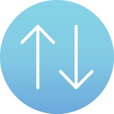 ok Simgesi Soyut Arkaplanda İzole Edildi