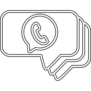 İleti simgesi ile konuşma balonu