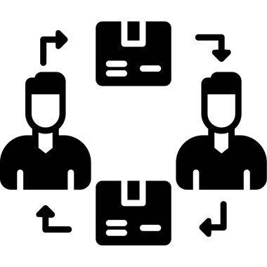 ağ vektörü düz simgesi