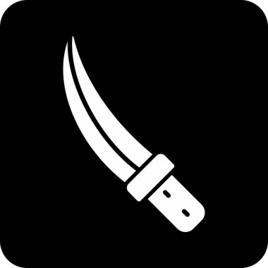 bıçak simgesi vektör illüstrasyonu