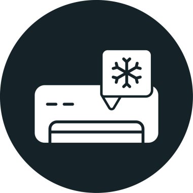 soğuk simgesi beyaz arkaplanda izole edildi