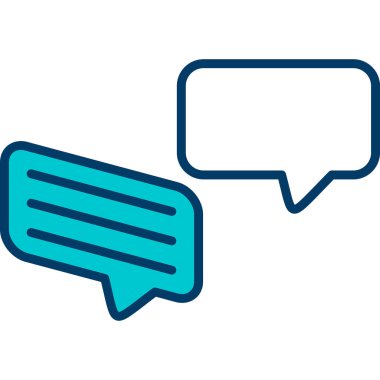 konuşma balonu ikonu vektör illüstrasyon tasarımı