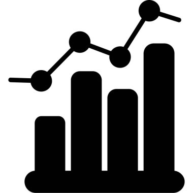 grafik vektör düz simgesi