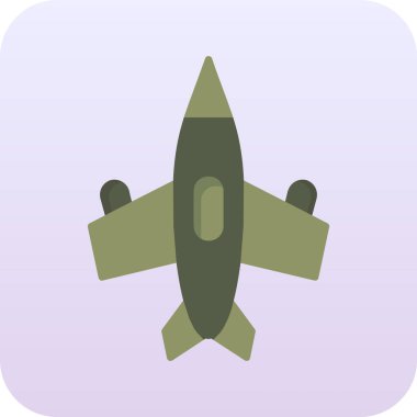 Uçak web simgesi, vektör illüstrasyonu