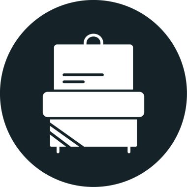 Bagaj simge vektör çizim