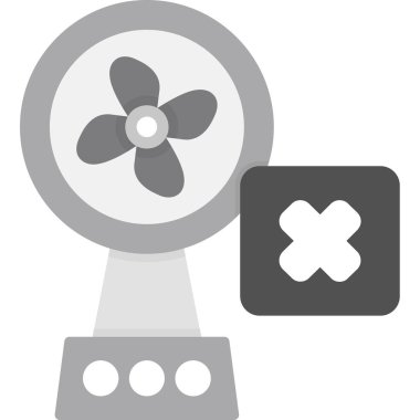 fan simgesi vektör illüstrasyonu