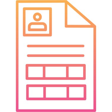 Modern bir simgenin vektör illüstrasyonu