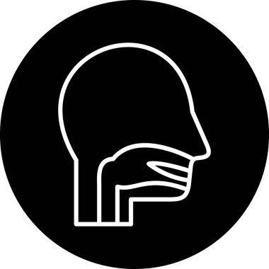 Maskeli bir adamın vektör çizimi