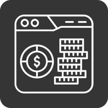 vektör para makinesi simgesi