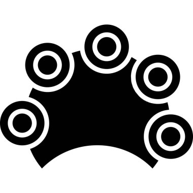 Tef Web simgesi, vektör illüstrasyonu