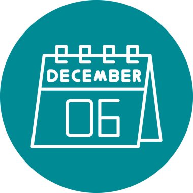 Takvim simgesinin vektör illüstrasyonu