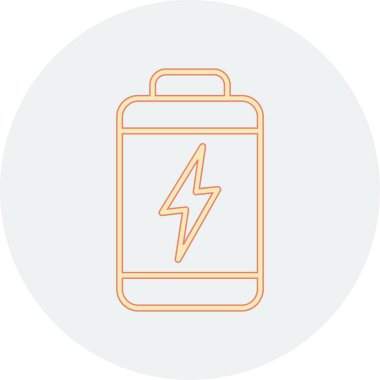 pil simgesi. vektör illüstrasyonu