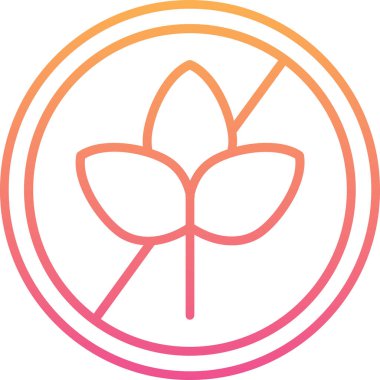 Yaprak. Web simgesi basit illüstrasyon