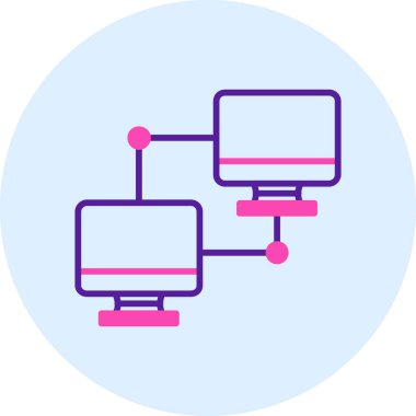 şebeke. Web simgesi basit illüstrasyon