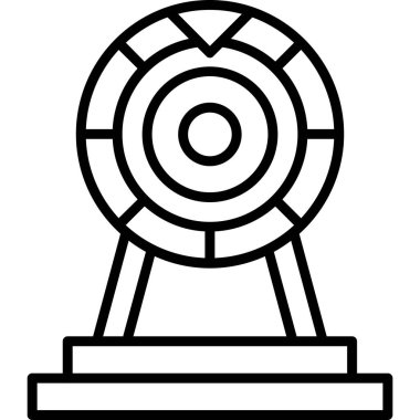 Top. Web simgesi basit illüstrasyon