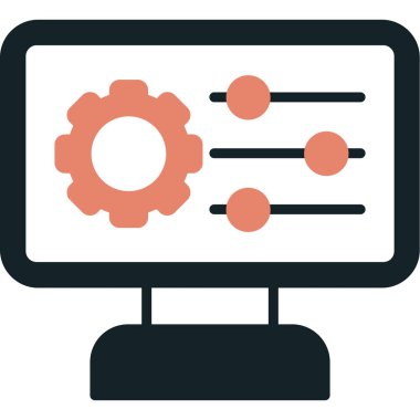 şebeke. Web simgesi basit illüstrasyon