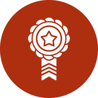 Ödül madalyası. Web simgesi basit tasarım