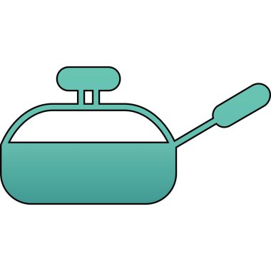 Tencerenin vektör illüstrasyonu