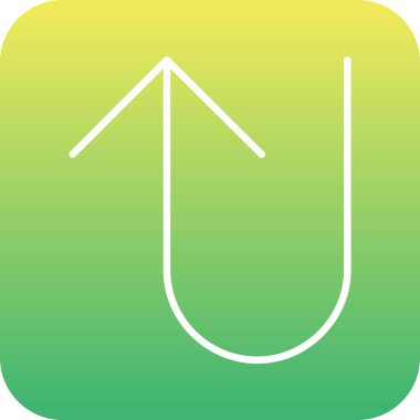 Tek yapraklı bir simgenin vektör illüstrasyonu