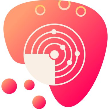 Beyin. Web simgesi basit illüstrasyon