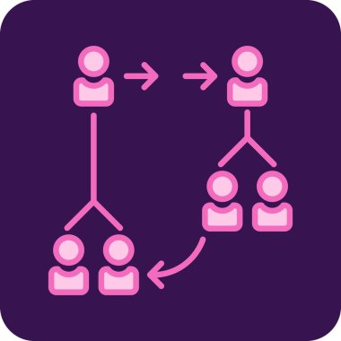 İş ve finans simgesinin vektör illüstrasyonu