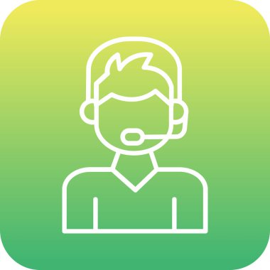 man simgesi vektör illüstrasyonu, Avatar profili