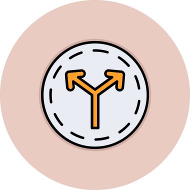 Modern simgenin vektör illüstrasyonu