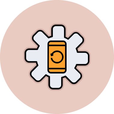 seo modern simgesinin vektör illüstrasyonu