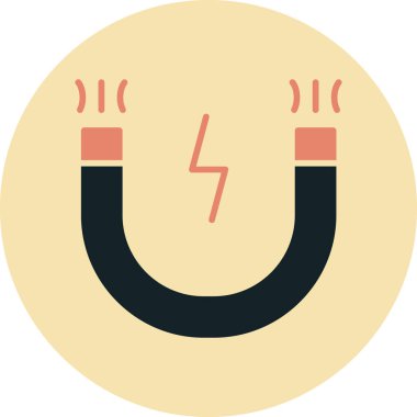 mıknatıs simgesi vektör çizimi