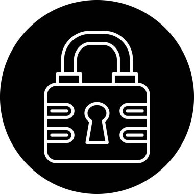 ikon vektör illüstrasyonunu kilitle