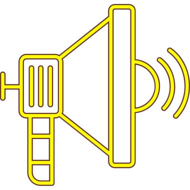 ses hoparlörü simgesi, vektör illüstrasyonu