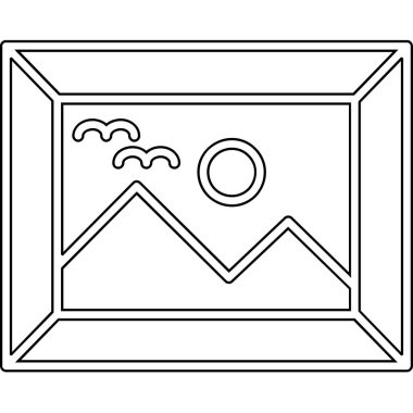 izole edilmiş fotoğraf ve resim simgesi. Web için fotoğraf ve galeri sembolü koleksiyonu.