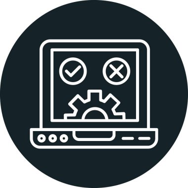 seo modern simgesinin vektör illüstrasyonu