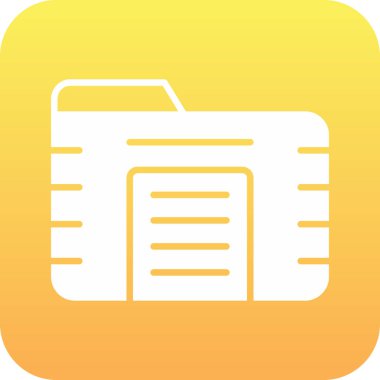 belge dosya simgesi düz biçimli