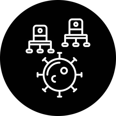 Veri analizi. Web simgesi basit illüstrasyon