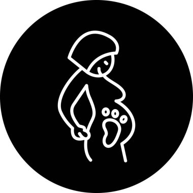 bebek ikonu vektör illüstrasyonu
