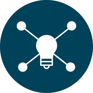 Benzersiz ağ vektör simgesi