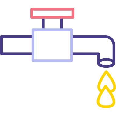 yağ ikonu vektör illüstrasyonu