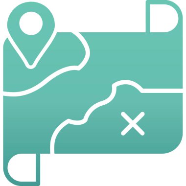 harita konumu simgesi düz biçimli