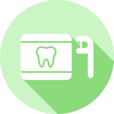 Diş simgesi, vektör illüstrasyonu