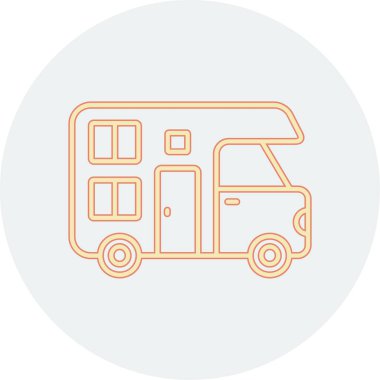 Van simge vektör çizim