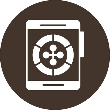 seo modern simgesinin vektör illüstrasyonu